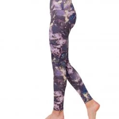 Onzie High Waisted Yoga Leggings PURPLE MARBLE CLOTHING 8 Onzie High Waisted Yoga Leggings PURPLE MARBLE CLOTHING