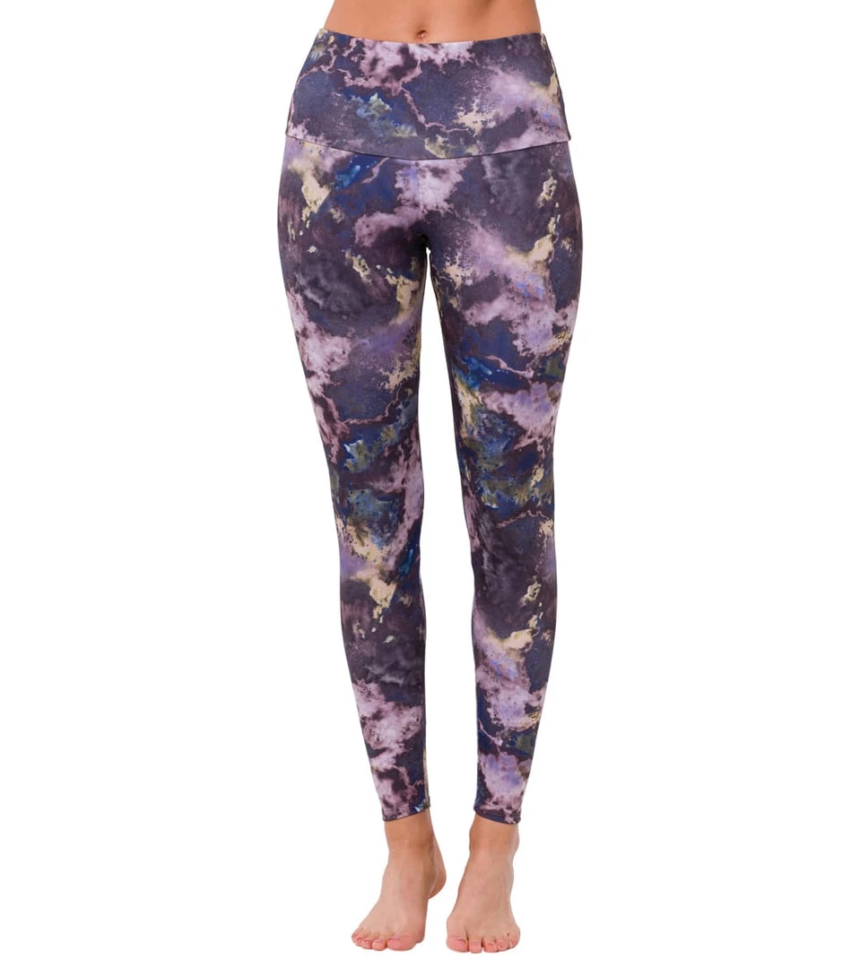 Onzie High Waisted Yoga Leggings PURPLE MARBLE CLOTHING 7 Onzie High Waisted Yoga Leggings PURPLE MARBLE CLOTHING