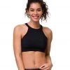 Onzie High Neck Ribbed Yoga Crop Top CLOTHING