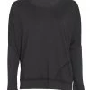 Onzie Vintage Long Sleeve Yoga Top Black CLOTHING