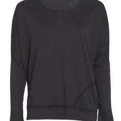 Onzie Vintage Long Sleeve Yoga Top Black CLOTHING