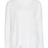 Onzie Vintage Long Sleeve Yoga Top White