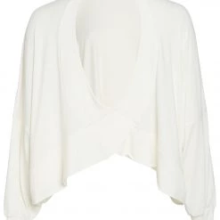 NEW ARRIVALS Onzie OM Long Sleeve Yoga Top Ivory