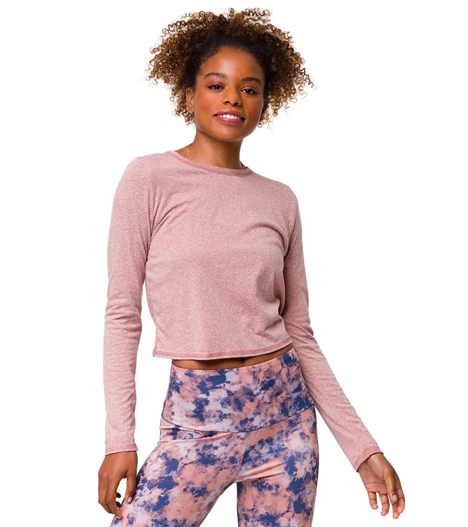 Onzie Vintage Tie Back Long Sleeve Yoga Top CLOTHING 3 Onzie Vintage Tie Back Long Sleeve Yoga Top CLOTHING