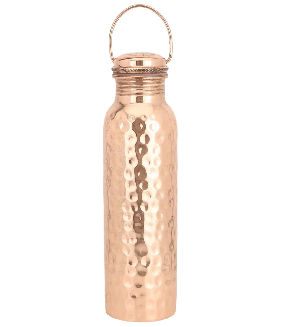 Shakti Warrior Hammered Copper Water Bottle 3 Shakti Warrior Hammered Copper Water Bottle