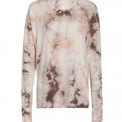 Glyder Lounge Long Sleeve Tee Bone Tie Dye CLOTHING