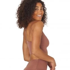 Glyder Pure Yoga Crop Top Cocoa CLOTHING