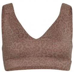 CLOTHING Glyder Tide Yoga Sports Bra Cocoa Leopard