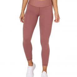 Glyder Sultry Yoga Leggings Cocoa/Gold Metallic Stripe