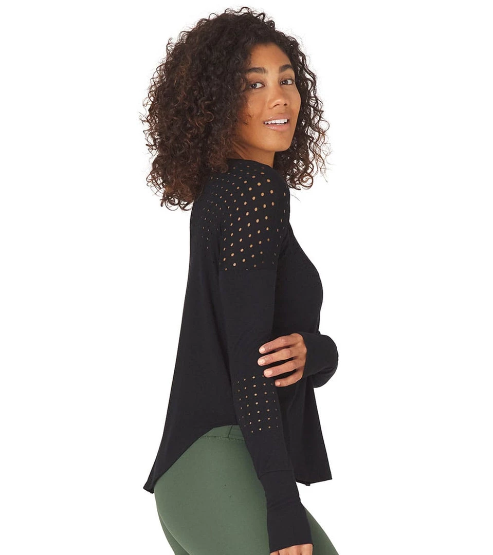 CLOTHING Glyder Mood Long Sleeve Tee Black 4 CLOTHING Glyder Mood Long Sleeve Tee Black