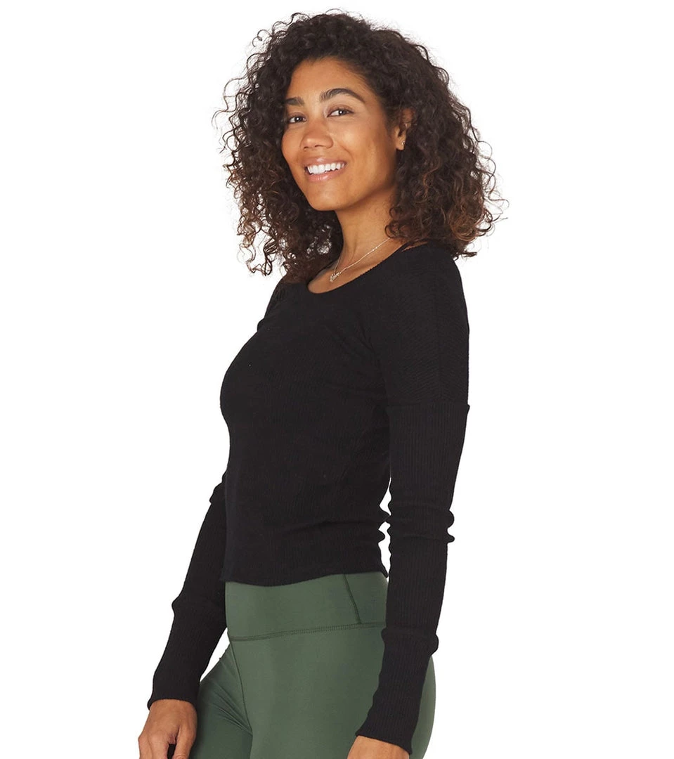 Glyder Comfort Long Sleeve Tee Black 4 Glyder Comfort Long Sleeve Tee Black