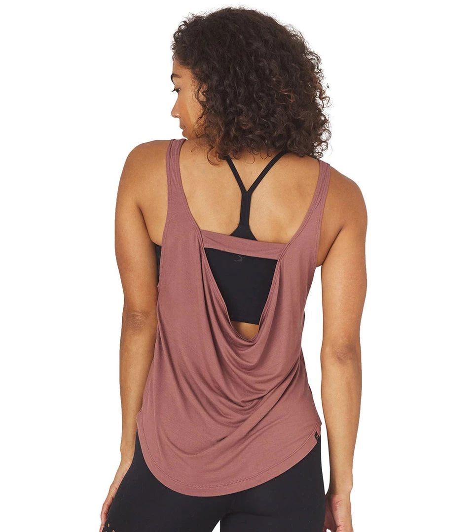 Glyder Charm Yoga Tank Cocoa CLOTHING 6 Glyder Charm Yoga Tank Cocoa CLOTHING