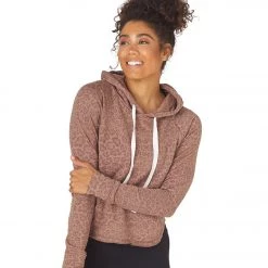 CLOTHING Glyder Rocky Hoodie Cocoa Leopard