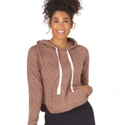 CLOTHING Glyder Rocky Hoodie Cocoa Leopard