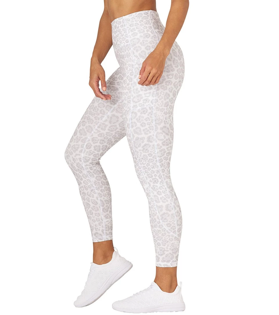 Glyder Taper Yoga Leggings Ice Leopard CLOTHING 4 Glyder Taper Yoga Leggings Ice Leopard CLOTHING