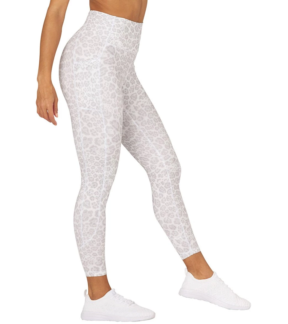 Glyder Taper Yoga Leggings Ice Leopard CLOTHING 6 Glyder Taper Yoga Leggings Ice Leopard CLOTHING