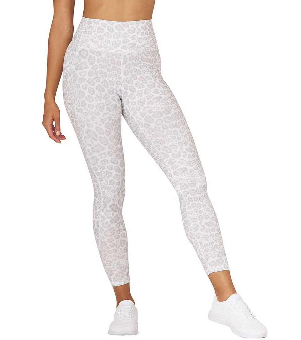 Glyder Taper Yoga Leggings Ice Leopard CLOTHING 8 Glyder Taper Yoga Leggings Ice Leopard CLOTHING