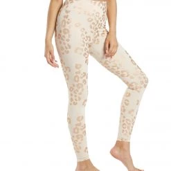 Spiritual Gangster Essential High Waisted Yoga Leggings Lux Cheetah Print CLOTHING