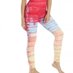 Spiritual Gangster Self Love Yoga Leggings Sunrise Dip Dye