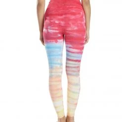 Spiritual Gangster Self Love Yoga Leggings Sunrise Dip Dye