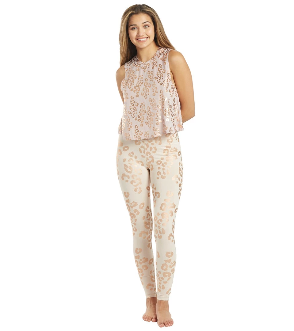 Spiritual Gangster Active Crop Tank Lux Cheetah Print 6 Spiritual Gangster Active Crop Tank Lux Cheetah Print