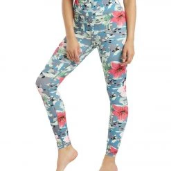 Spiritual Gangster Essential High Waisted Yoga Leggings Tropical Camo Print