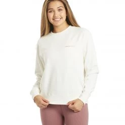 CLOTHING Spiritual Gangster Love Classic Crew Sweatshirt Cream