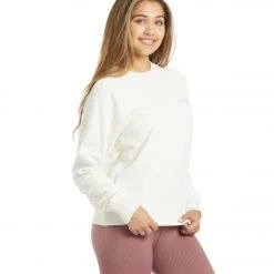 CLOTHING Spiritual Gangster Love Classic Crew Sweatshirt Cream