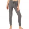 Beyond Yoga Luxe Lounge Around Midi Joggers Mid-Heather Gray