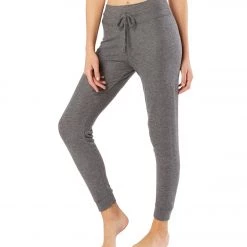Beyond Yoga Luxe Lounge Around Midi Joggers Mid-Heather Gray