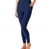 Beyond Yoga Spacedye Out Of Pocket High Waisted 7/8 Yoga Leggings Nocturnal Navy