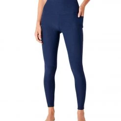 Beyond Yoga Spacedye Out Of Pocket High Waisted 7/8 Yoga Leggings Nocturnal Navy