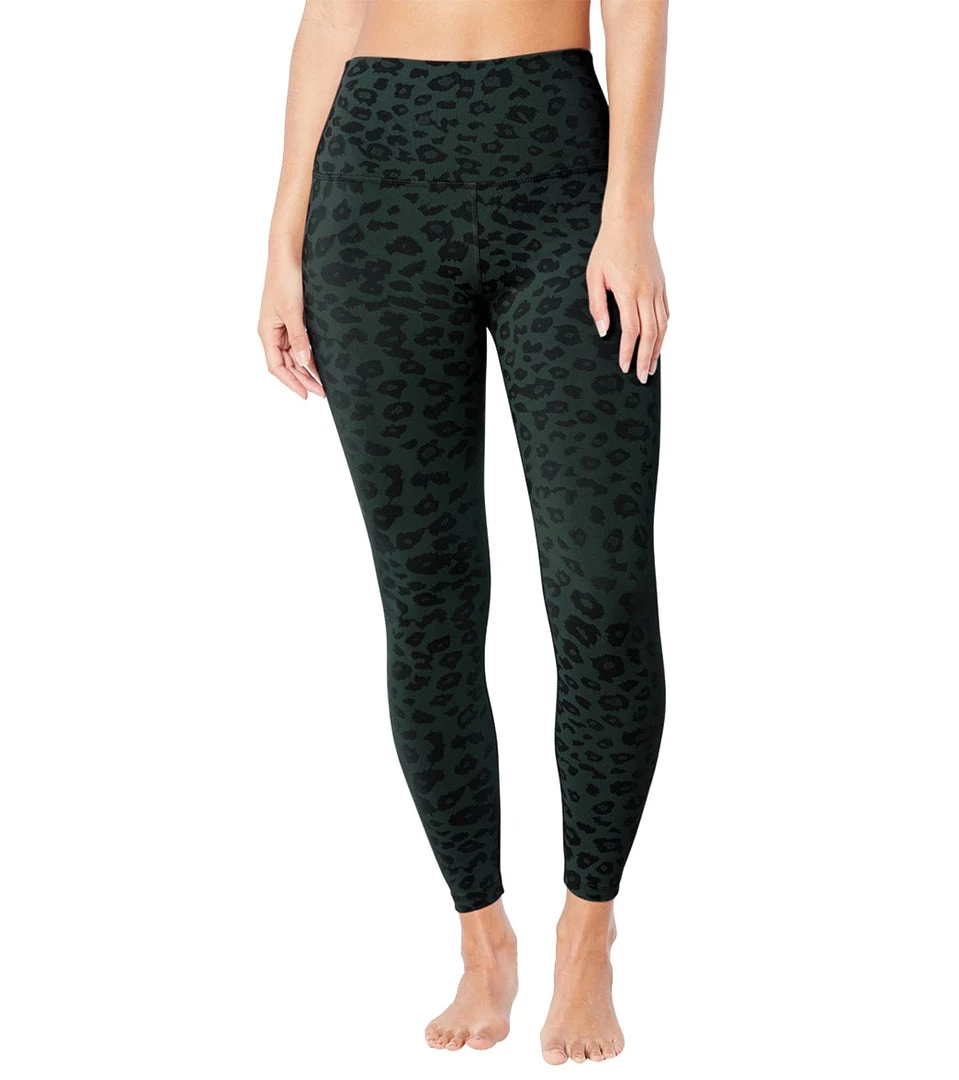 Beyond Yoga Leopard High Waisted 7/8 Yoga Leggings Hunter Green CLOTHING 3 Beyond Yoga Leopard High Waisted 7/8 Yoga Leggings Hunter Green CLOTHING