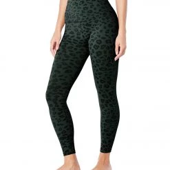 Beyond Yoga Leopard High Waisted 7/8 Yoga Leggings Hunter Green CLOTHING 9 Beyond Yoga Leopard High Waisted 7/8 Yoga Leggings Hunter Green CLOTHING