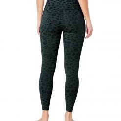 Beyond Yoga Leopard High Waisted 7/8 Yoga Leggings Hunter Green CLOTHING 10 Beyond Yoga Leopard High Waisted 7/8 Yoga Leggings Hunter Green CLOTHING