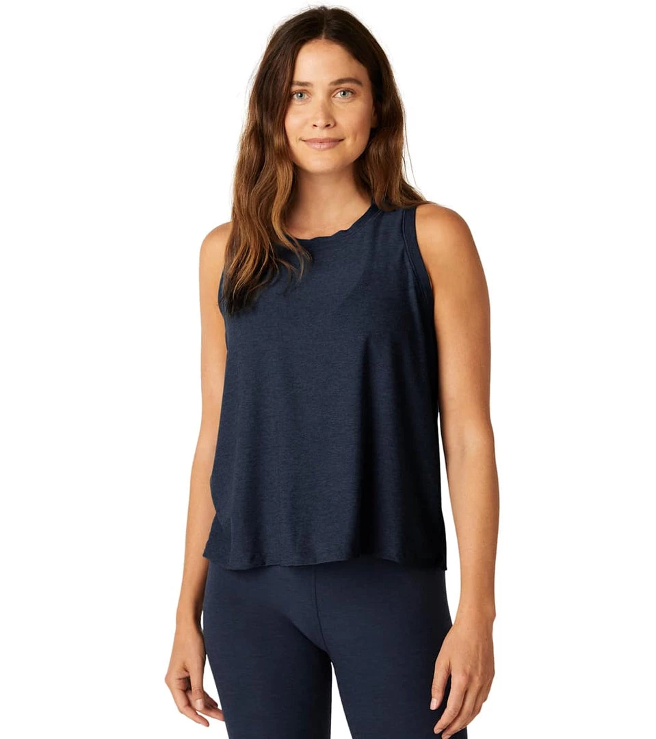 NEW ARRIVALS Beyond Yoga Featherweight Spacedye Balanced Muscle Yoga Tank Nocturnal Navy 3 NEW ARRIVALS Beyond Yoga Featherweight Spacedye Balanced Muscle Yoga Tank Nocturnal Navy