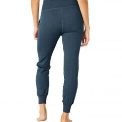 CLOTHING Beyond Yoga Heather Rib Midi Joggers Blue Horizon Heather