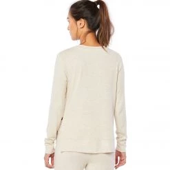 CLOTHING Beyond Yoga Just Chillin Long Sleeve Pullover Oatmeal Heather 7 CLOTHING Beyond Yoga Just Chillin Long Sleeve Pullover Oatmeal Heather