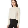 Beyond Yoga Luxe Lounger Brushed Up Cropped Pullover