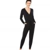 Beyond Yoga Cozy Fleece Overlapping Jumpsuit