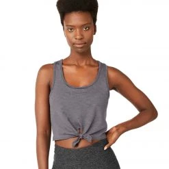 Beyond Yoga Heather Rib Favorite Lounge Cropped Tank CLOTHING