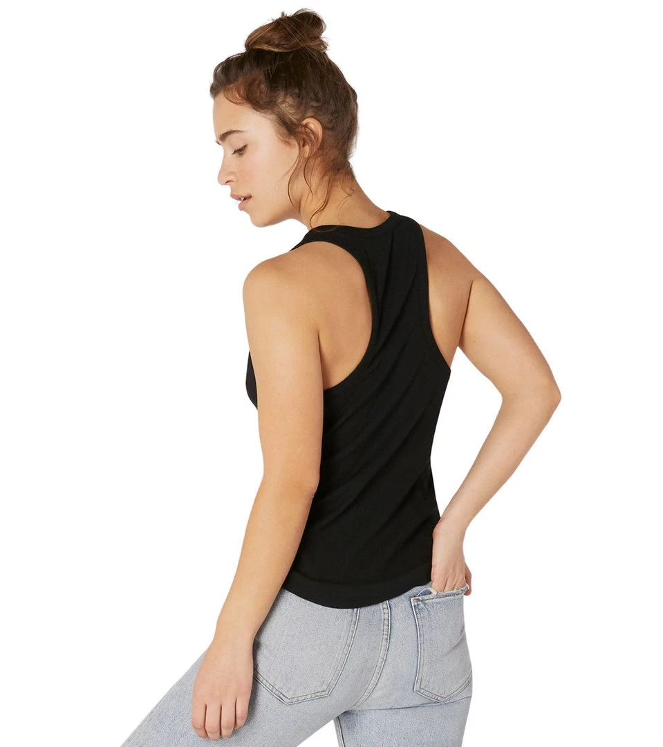 Beyond Yoga Rib Knit Jersey Keep In Line Tank Black 5 Beyond Yoga Rib Knit Jersey Keep In Line Tank Black