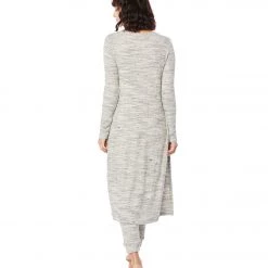 CLOTHING Beyond Yoga Your Line Waffle Knit Duster Cream Heather