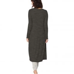 Beyond Yoga Your Line Waffle Knit Duster Charcoal CLOTHING