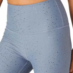 CLOTHING Beyond Yoga Alloy Sparkle High Waisted 7/8 Leggings Stormy Blue Shiny Navy Sparkle