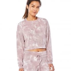 CLOTHING Beyond Yoga Garment Dye Day To Day Pullover Rose Cloud Dye