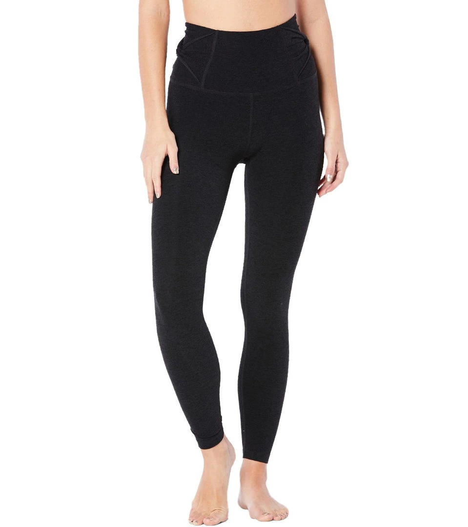 Beyond Yoga Spacedye Twist Through High Waisted 7/8 Leggings Darkest Night 8 Beyond Yoga Spacedye Twist Through High Waisted 7/8 Leggings Darkest Night