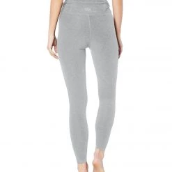 Beyond Yoga Spacedye Twist Through High Waisted 7/8 Leggings Silver Mist CLOTHING