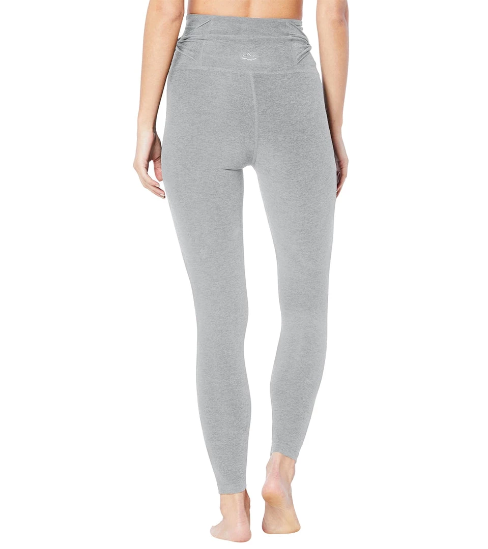 Beyond Yoga Spacedye Twist Through High Waisted 7/8 Leggings Silver Mist CLOTHING 4 Beyond Yoga Spacedye Twist Through High Waisted 7/8 Leggings Silver Mist CLOTHING