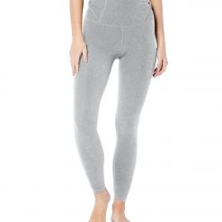 Beyond Yoga Spacedye Twist Through High Waisted 7/8 Leggings Silver Mist CLOTHING 9 Beyond Yoga Spacedye Twist Through High Waisted 7/8 Leggings Silver Mist CLOTHING